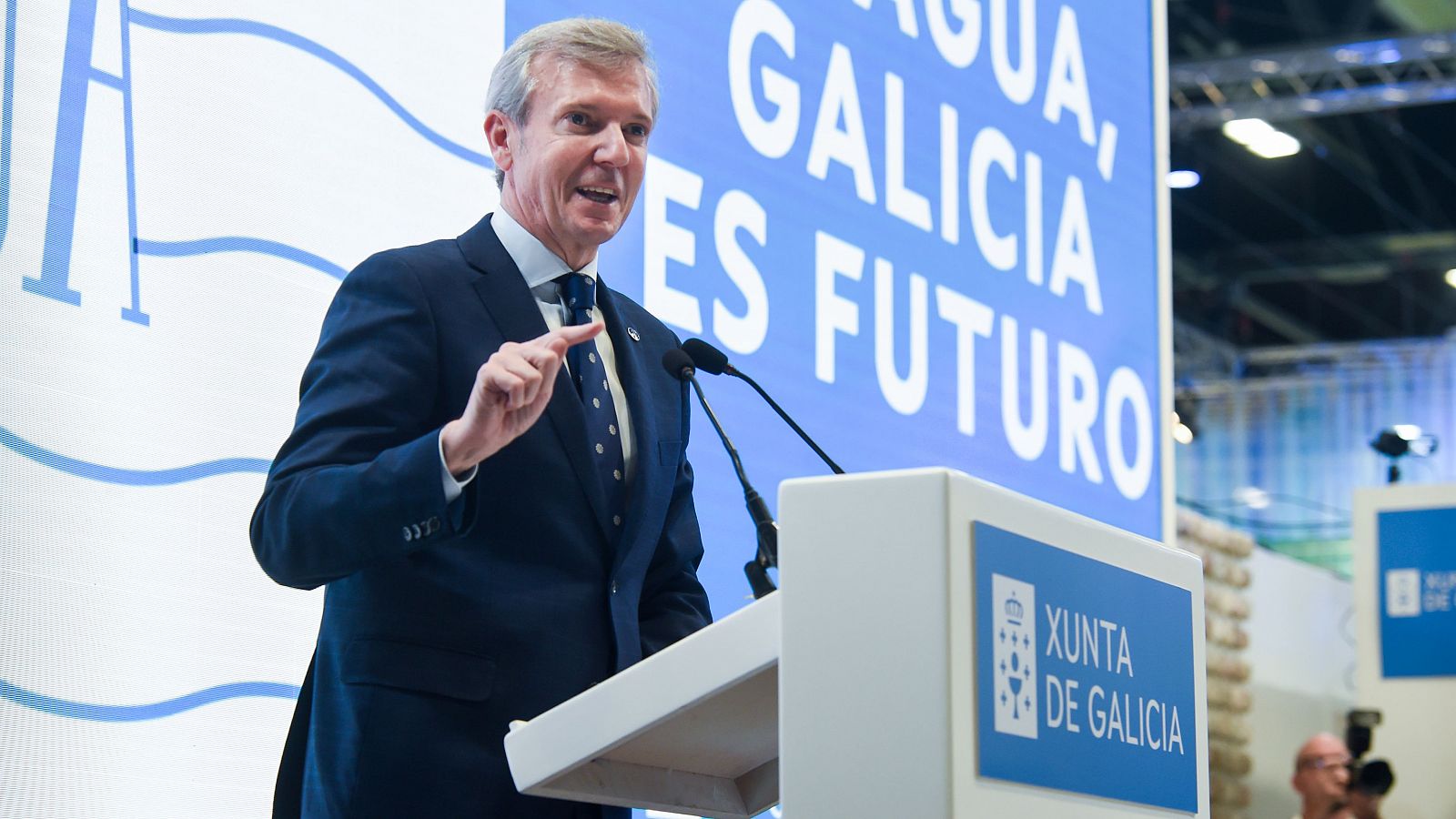 Alfonso Rueda, presidente de la Xunta y candidato del PP a las elecciones gallegas