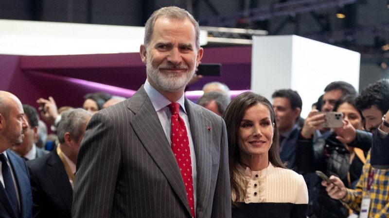 Los reyes Felipe y Letizia en Fitur, el pasado 24 de enero