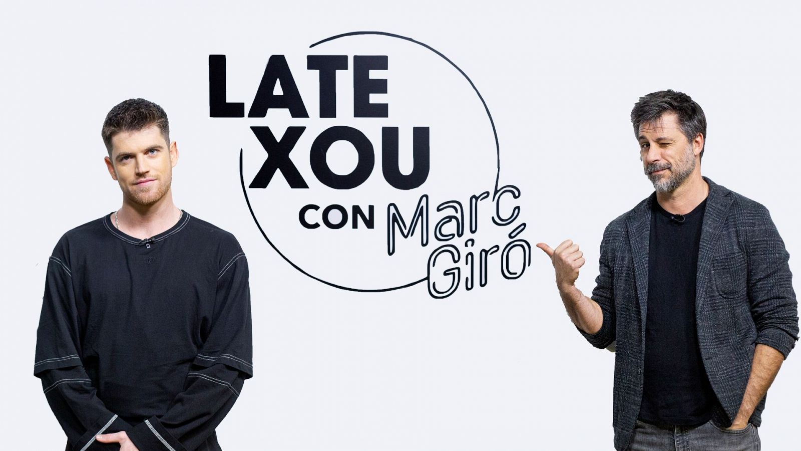 Miguel Bernadeau y Hugo Silva en 'Late Xou con Marc Giró'