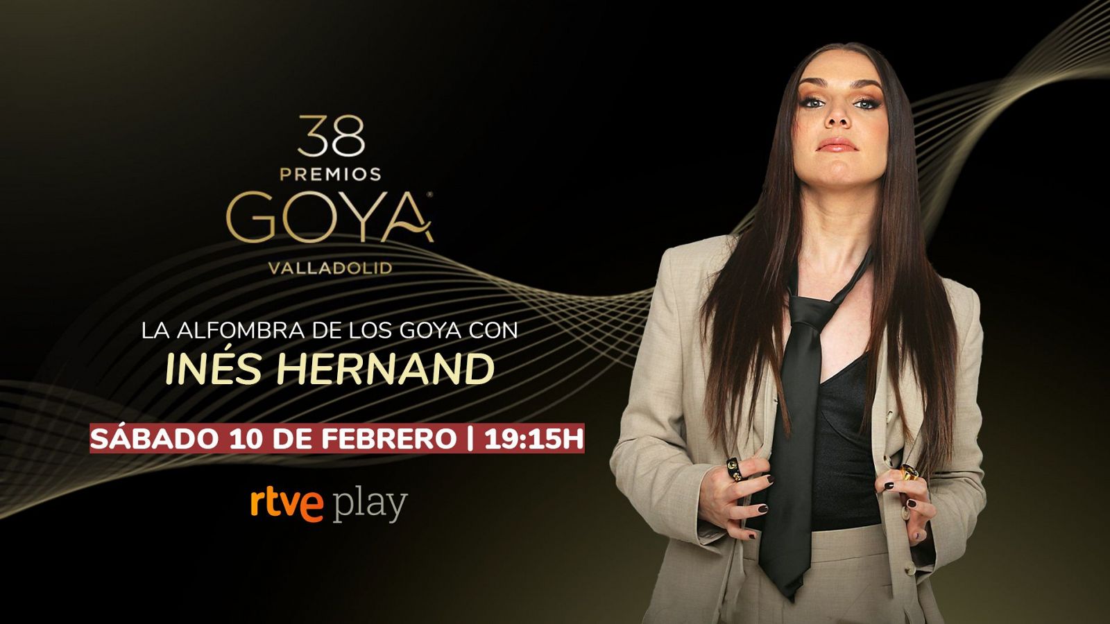 Inés Hernad guiará la Alfombra Roja de los Goya en RTVE Play