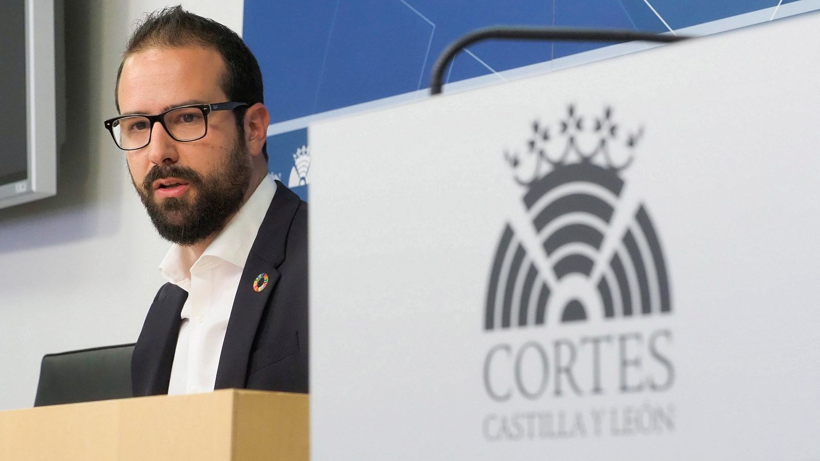 El procurador socialista por Soria en las Cortes de Castilla y León Ángel Hernández en una imagen de archivo