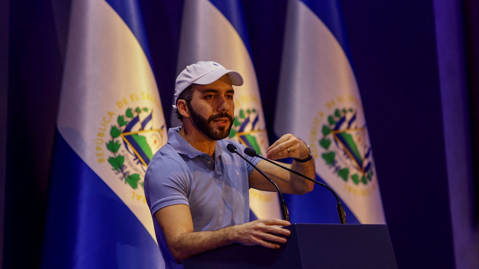 El presidente de El Salvador, Nayib Bukele, en una imagen de archivo