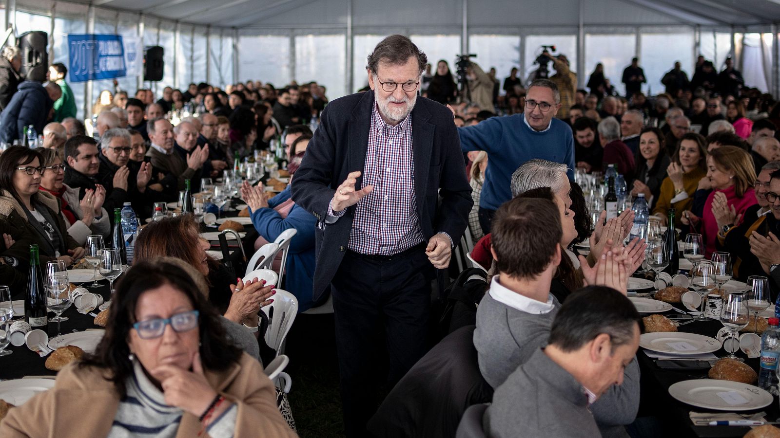 Elecciones Galicia 2024: Rajoy participa en un acto electoral en Ourense
