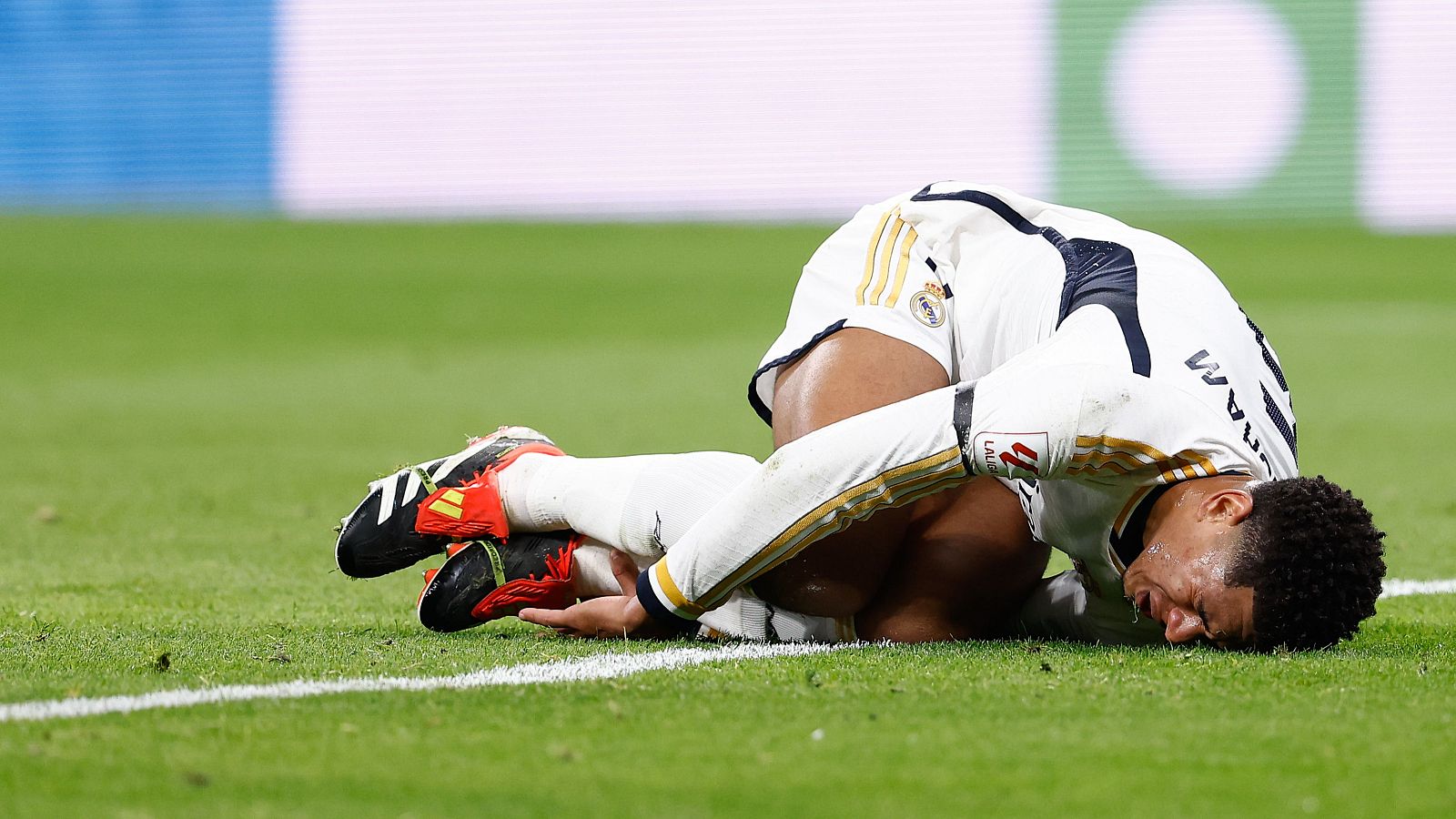 Jude Bellingham, lesionado con un esguince de tobillo, baja en el Madrid para la Champions