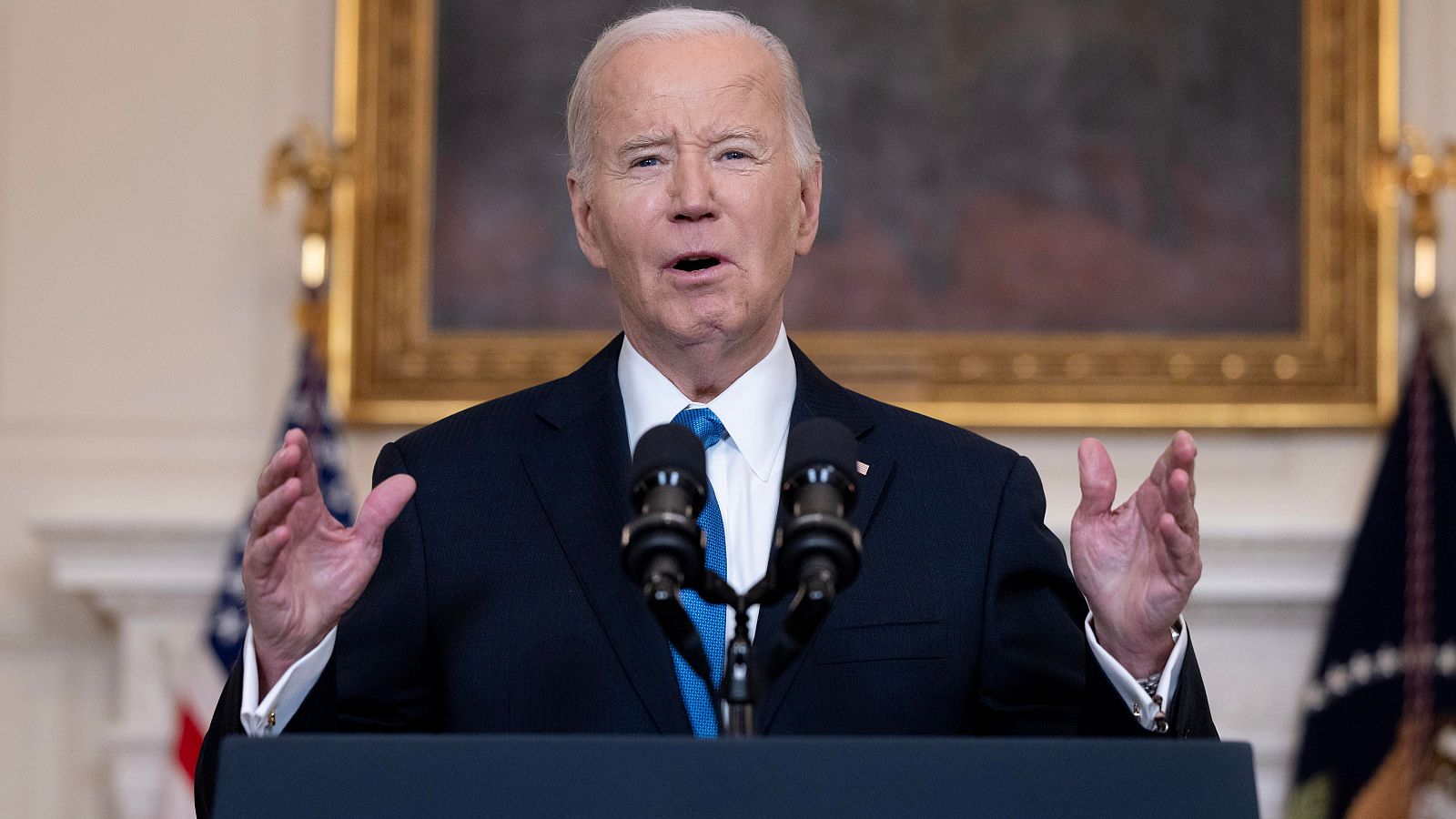 El presidente de Estados Unidos, Joe Biden, en la Casa Blanca