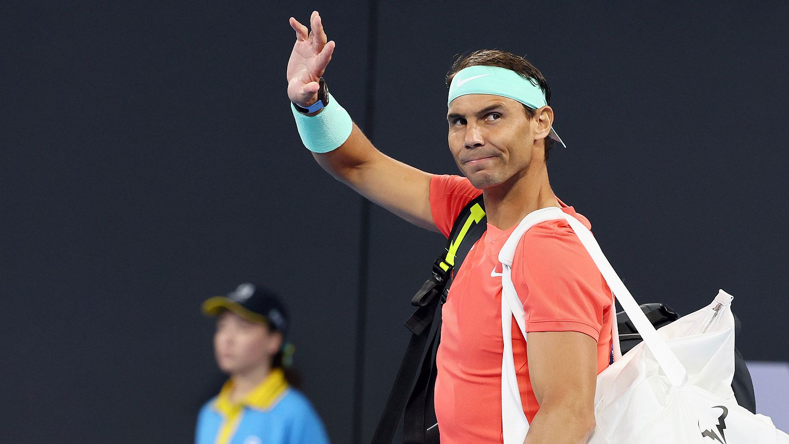 Rafa Nadal, tras un encuentro en el torneo de Brisbane