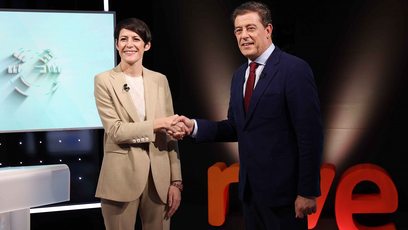 Ana Pontón y José Manuel Gómez Besteiro