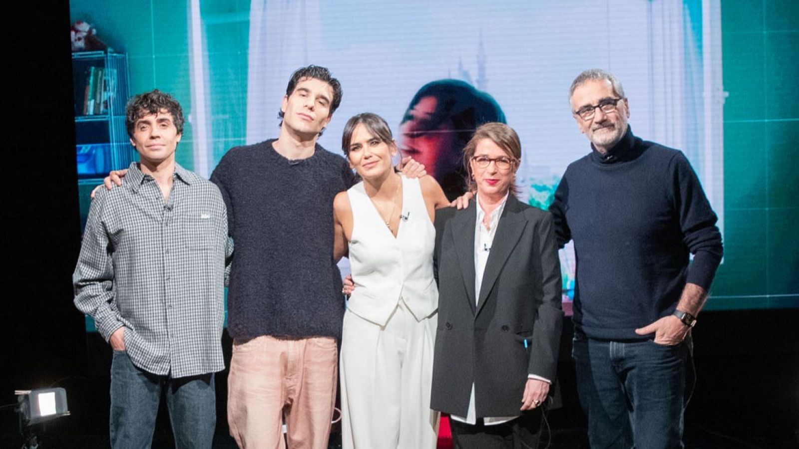 Elena S. Sánchez con 'los Javis', Javier Fesser y Elsa Fernández Santos