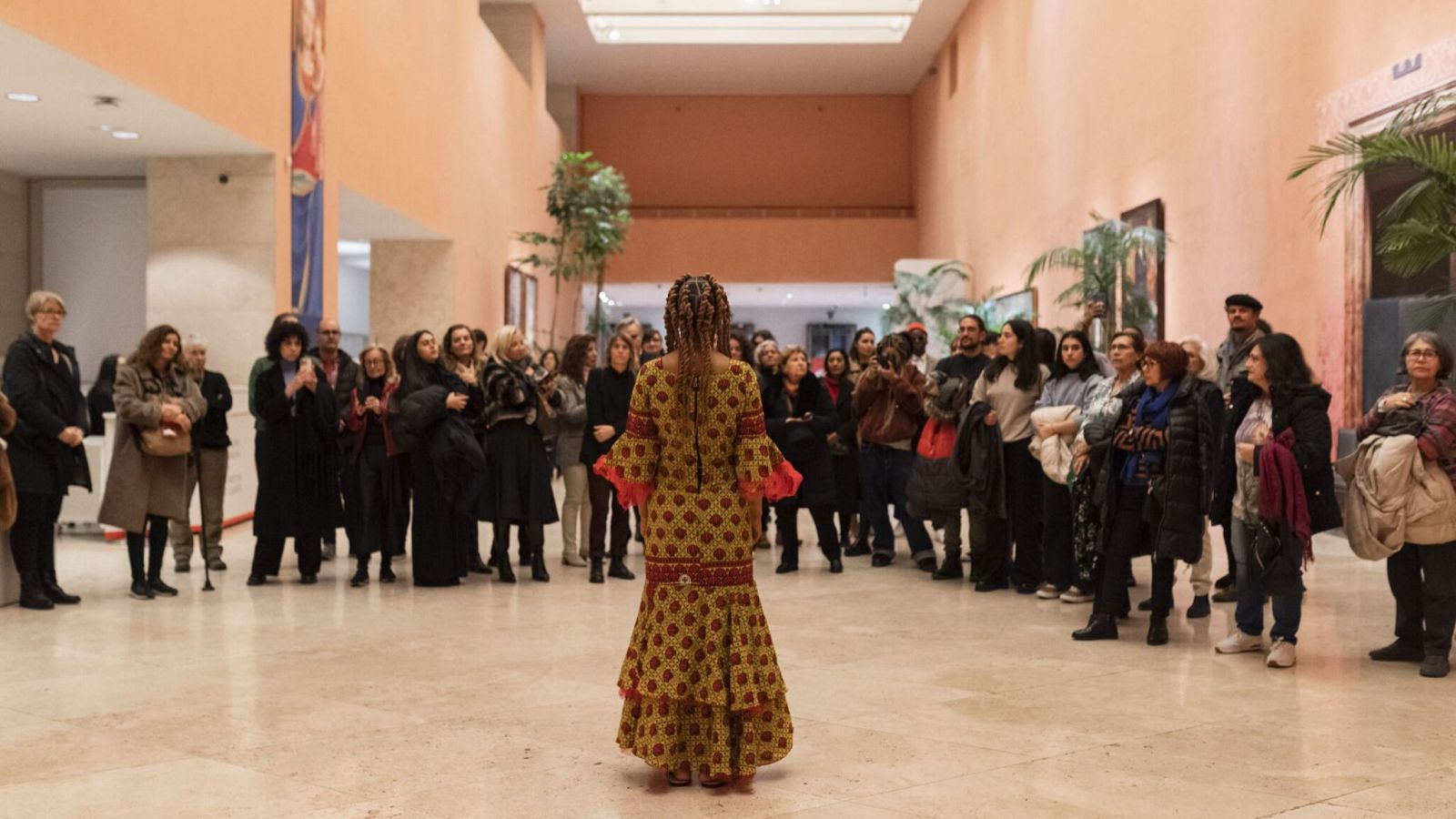 La performance Visión y presencia en el museo Thyssen