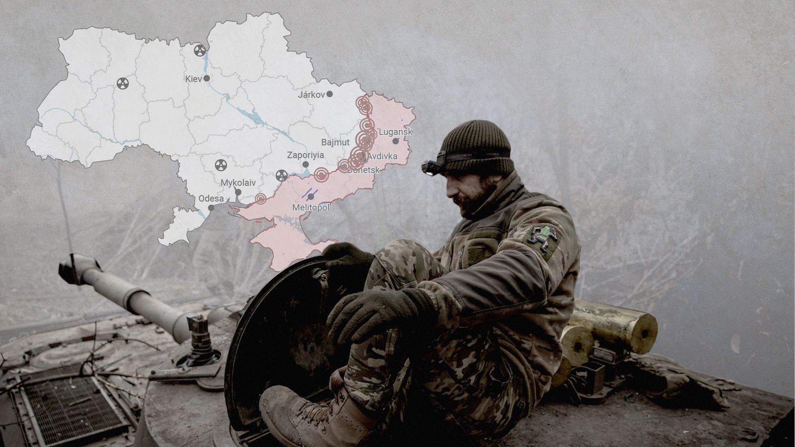Los mapas de la semana 105ª de la guerra en Ucrania