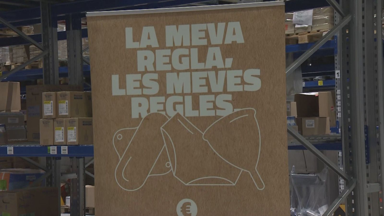 Cartell de la iniciativa 'La meva regla, les meves regles', del Departament d'Igualtat i Feminismes