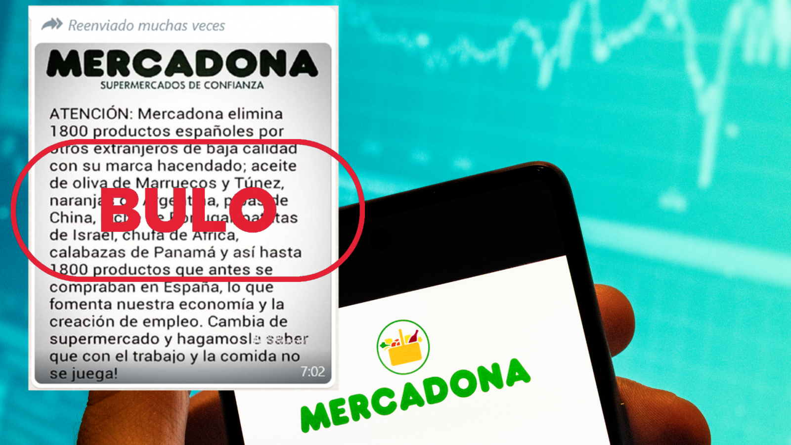 Mercadona no ha eliminado 1.800 productos españoles, es un bulo