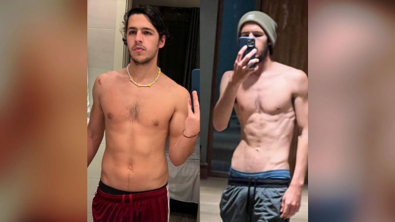 Simón Hempe en su primer y último día rodando 'La sociedad de la nieve'