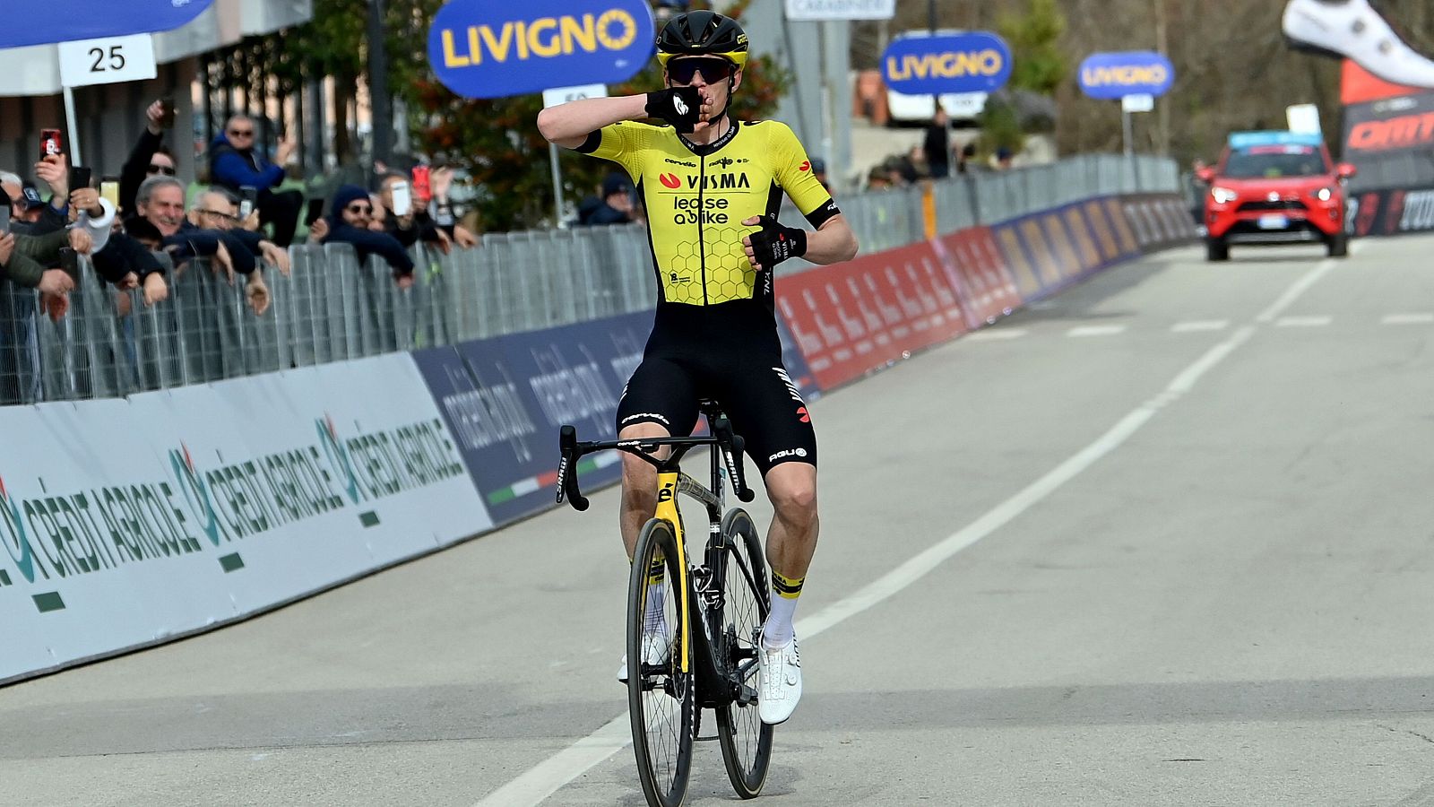 Jonas Vingegaard vence en la quinta etapa de Tirreno - Adriático 2024