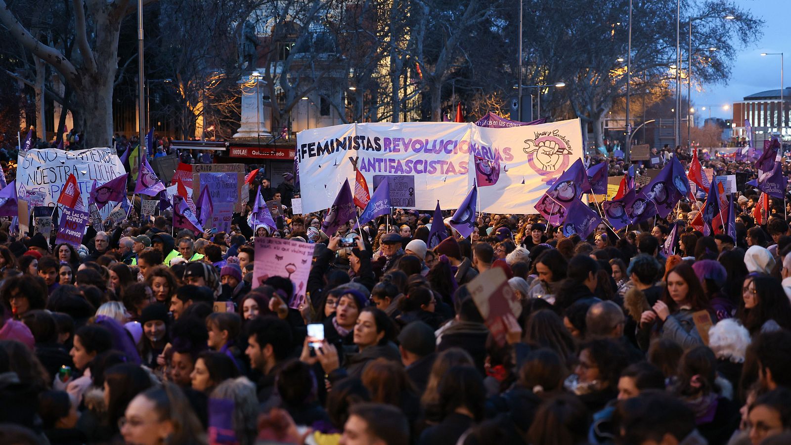 Las mejores imágenes de las manifestaciones del 8M