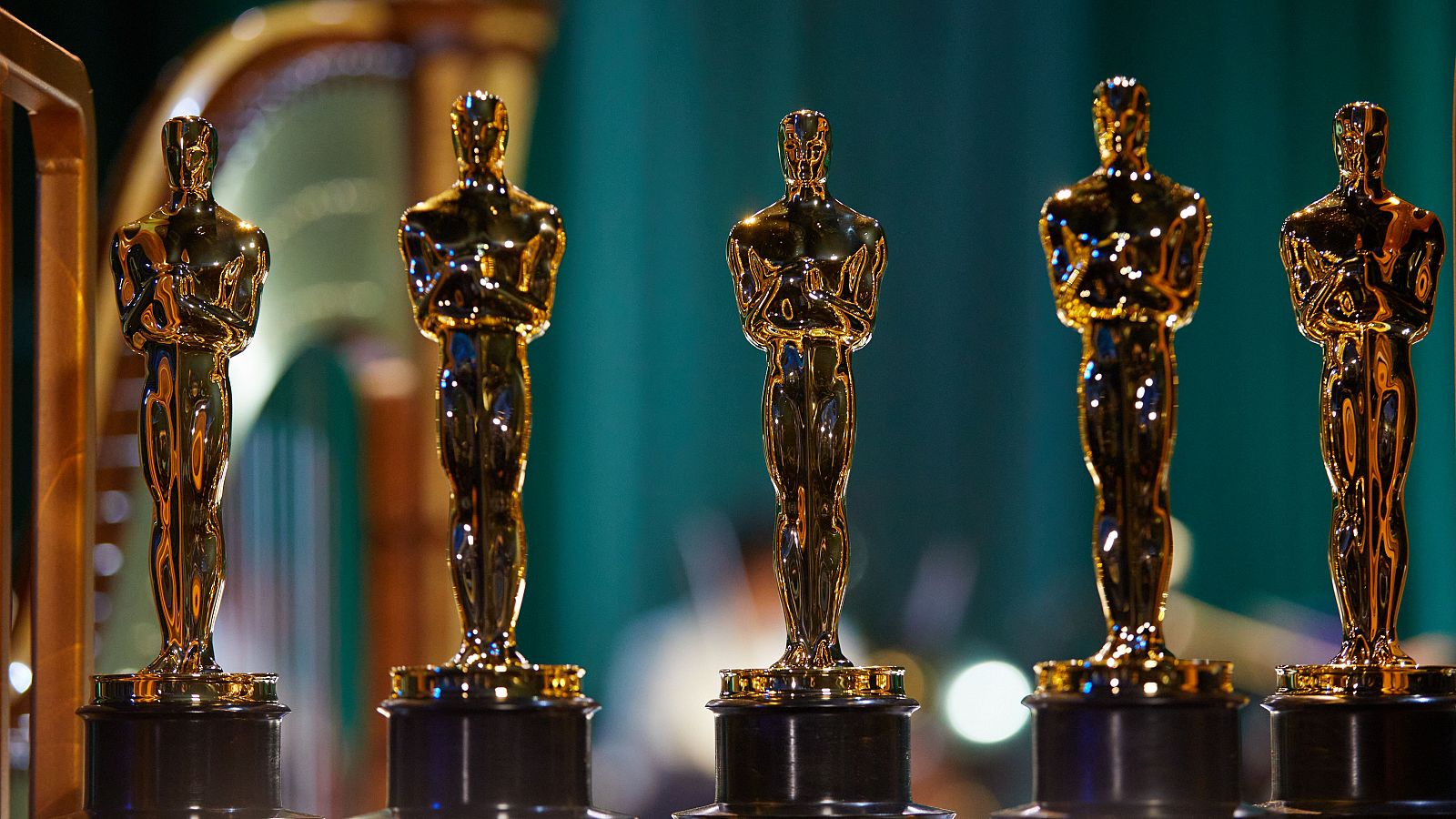 Estatuetes dels Oscars durant la cerimònia del 2023