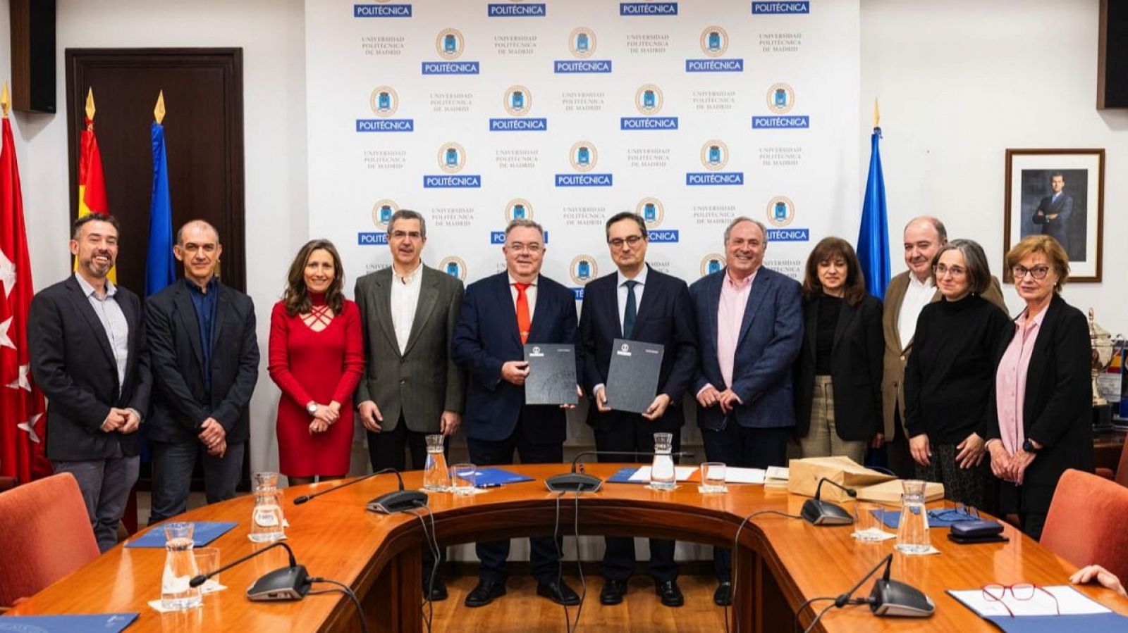 Firman el acuerdo entre UPM y RTVE