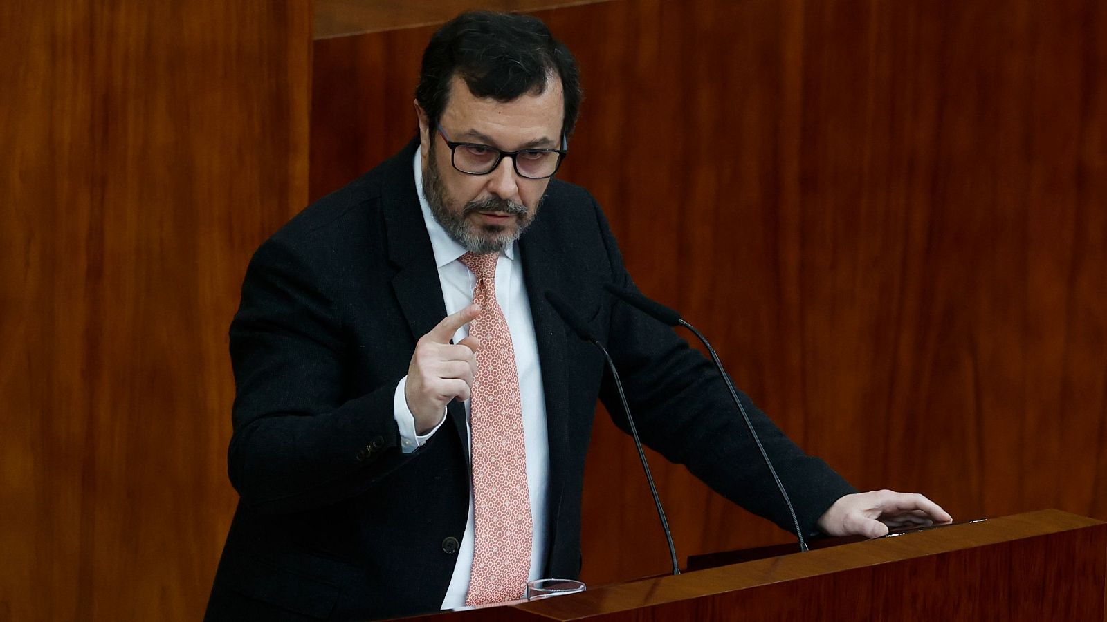 El diputado de Vox en la Asamblea de Madrid José Antonio Fúster