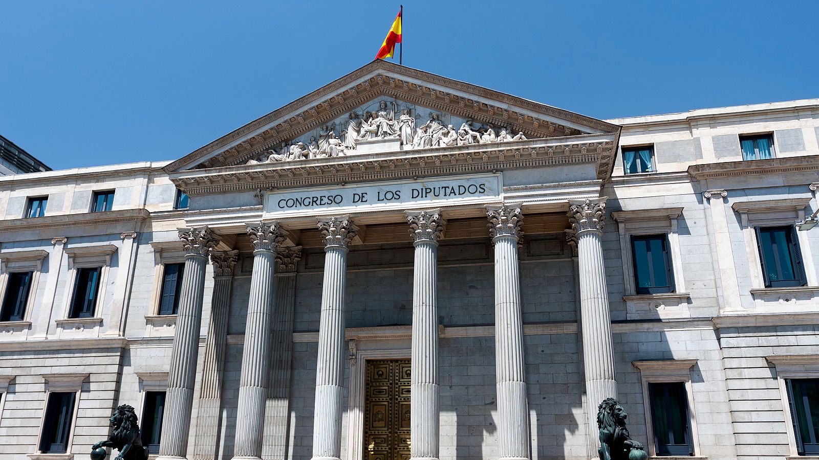 Imagen de archivo de la fachada del Congreso de los Diputados