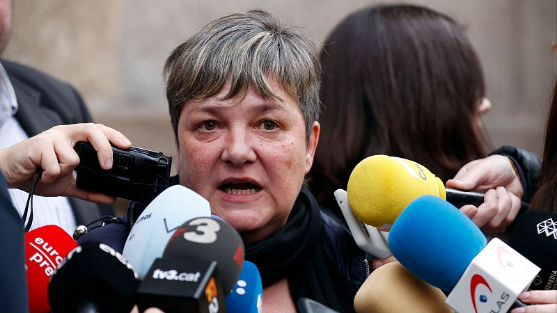 Foto de archivo de la abogada de la víctima, Esther García, compareciendo ante la prensa
