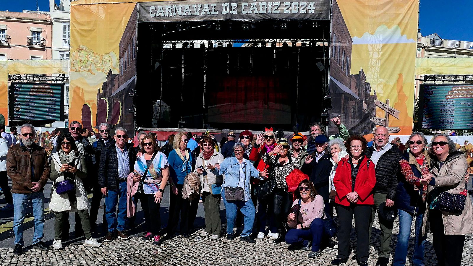 El grupo del viaje a Cádiz