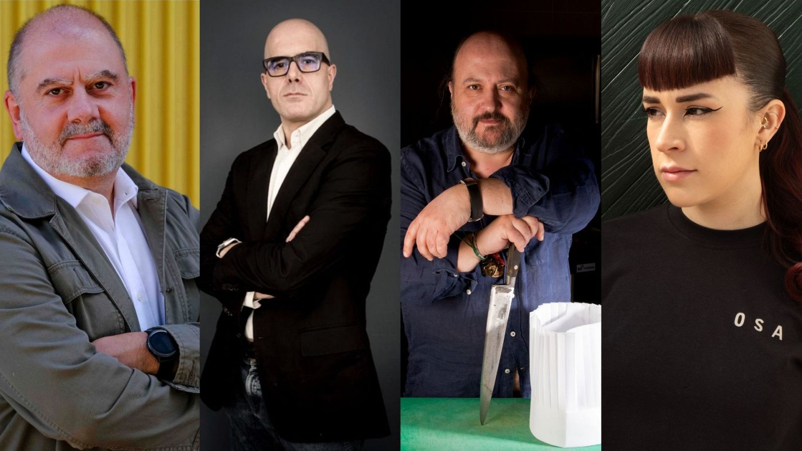 Benjamín Lana, Alberto Fernández-Bombín, Sacha Hormaechea y Sara Peral. 