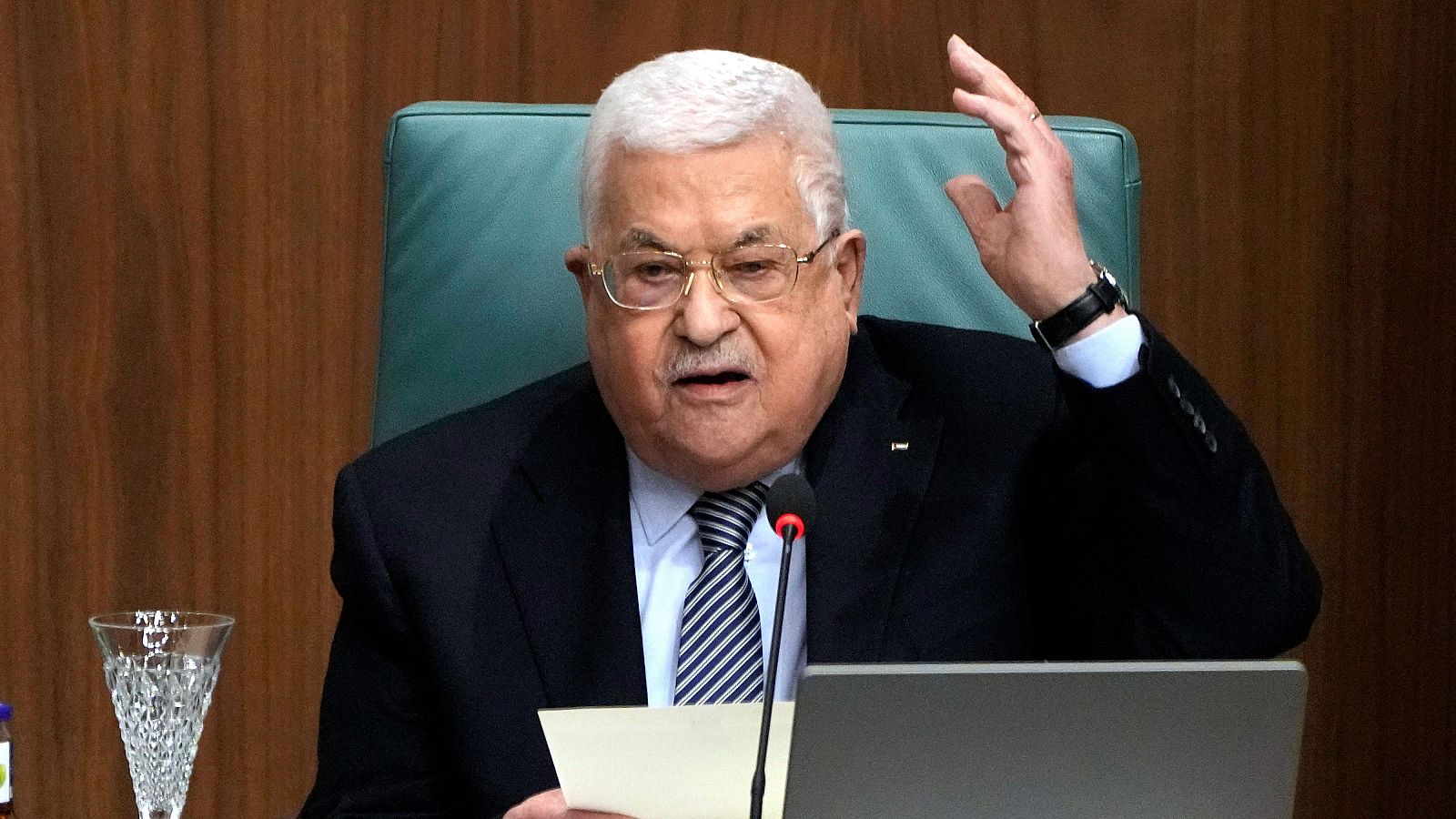 El presidente del nuevo Gobierno palestino, Mahmud Abás.