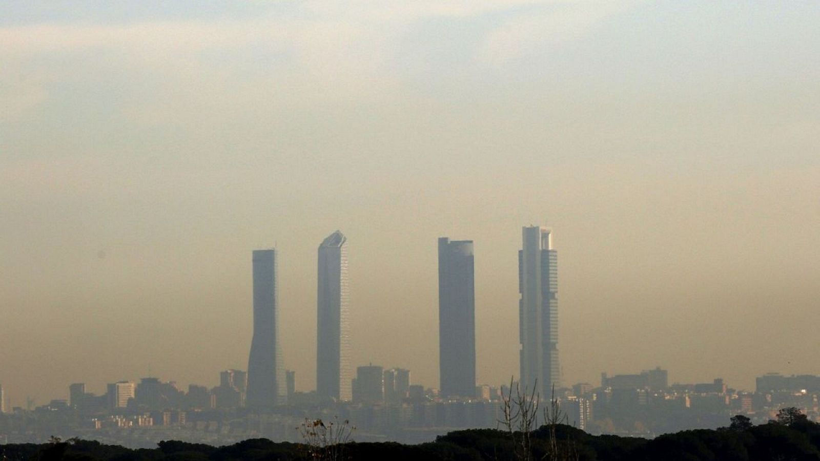 La contaminación en Madrid, en una imagen de archivo