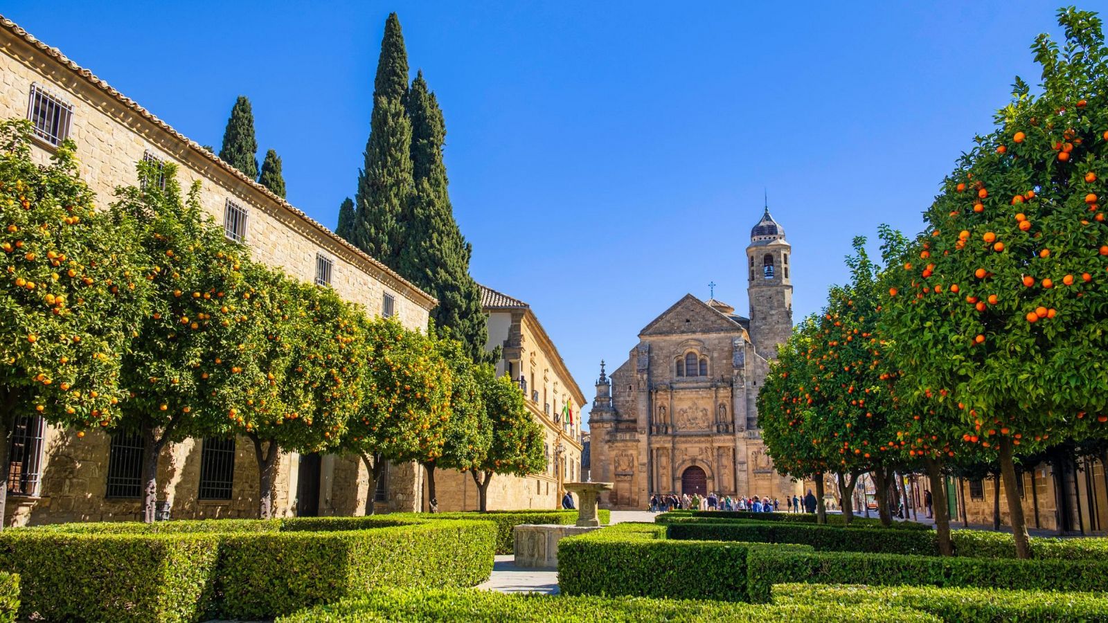 La Plaza Vazquez de Molina en Úbeda (Jaén)