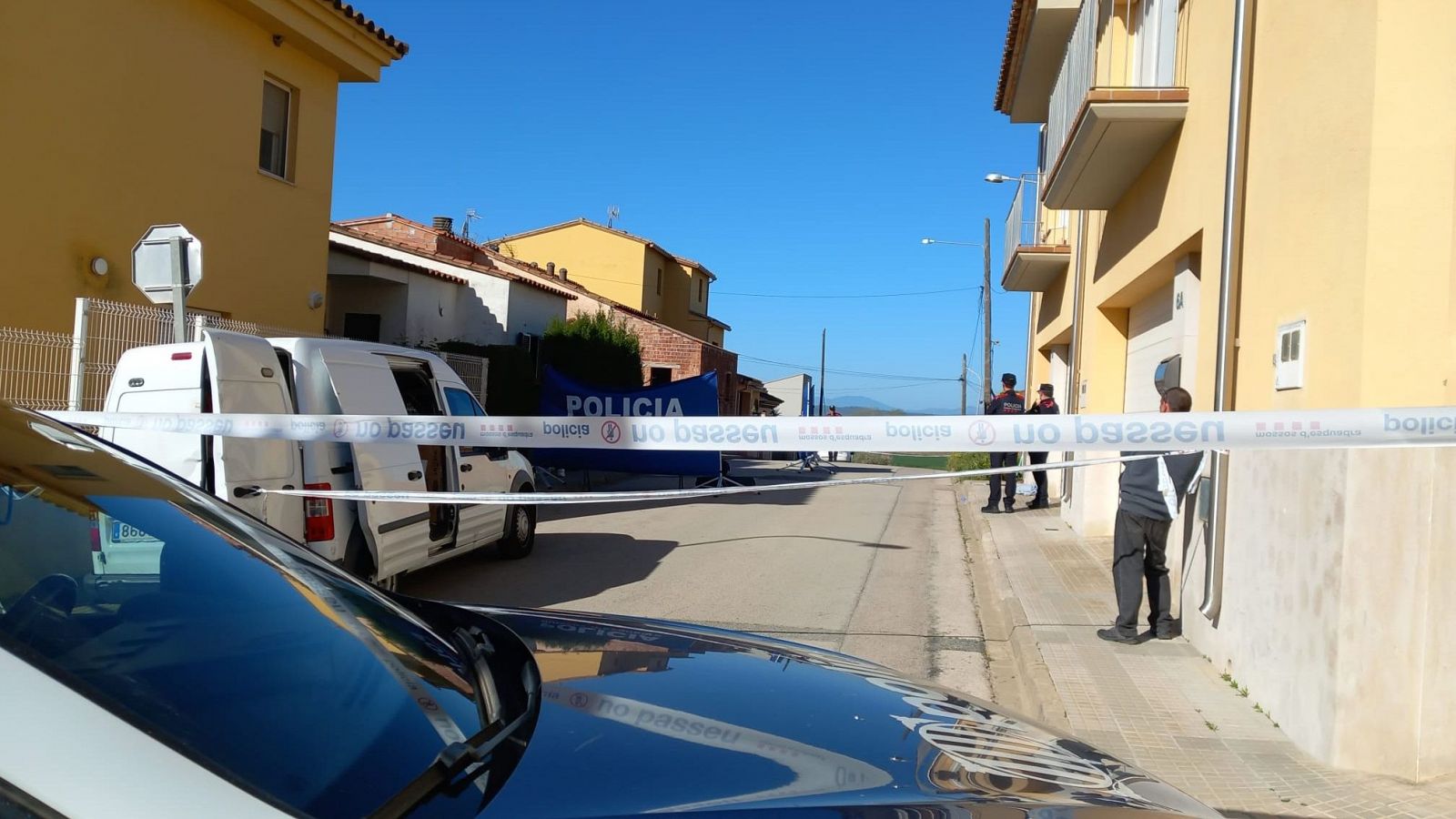 Habitatge a Bellcaire d'Empordà on s'ha trobat el cadàver del menor