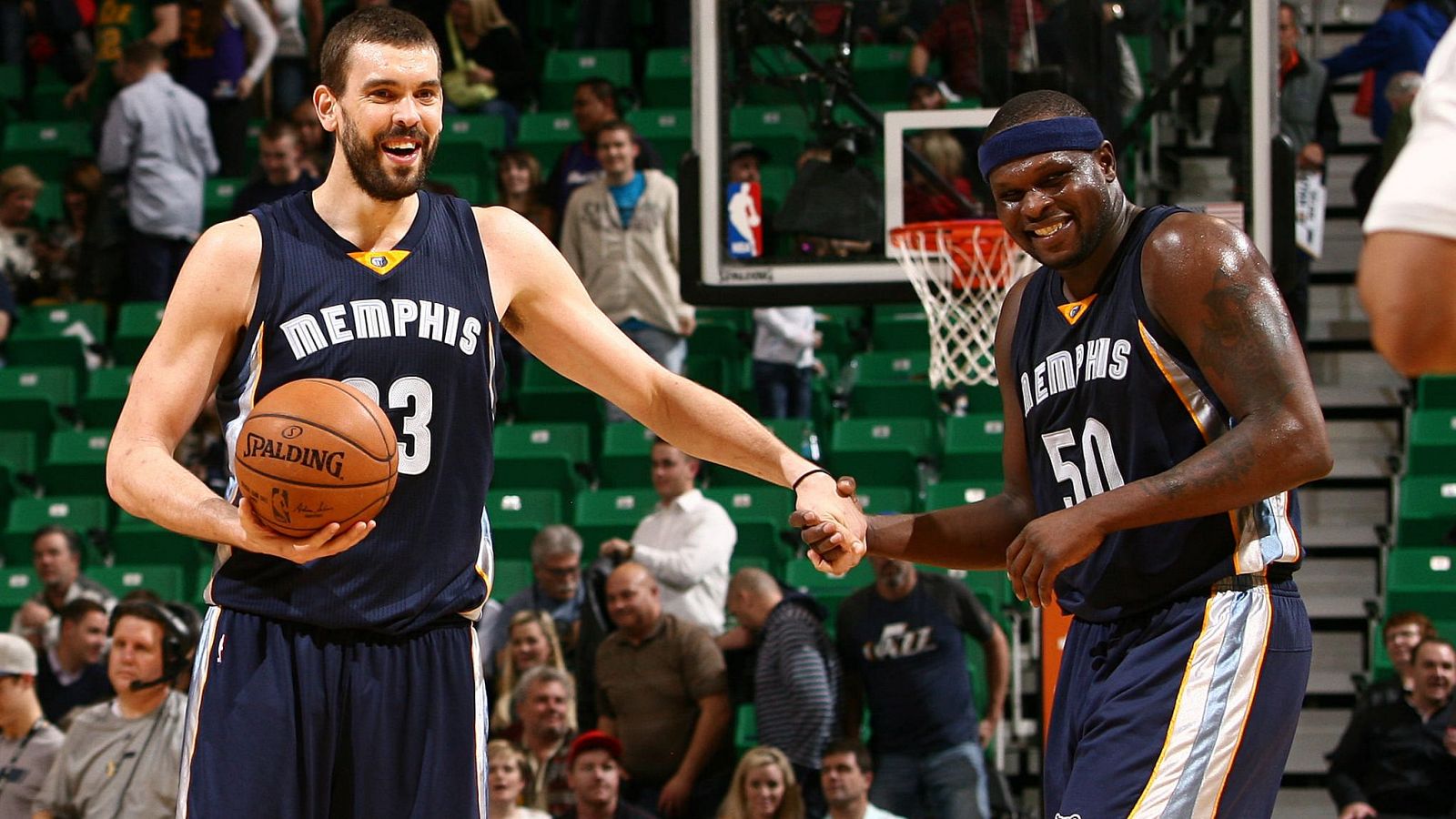 Marc Gasol, junto a Zach Randolph, los dos únicos dorsales de Memphis Grizzlies retirados.