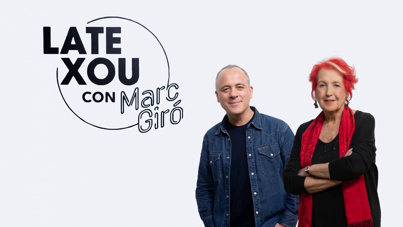 Javier Guitiérrez y Rosa María Calaf en 'Late Xou con Marc Giró'