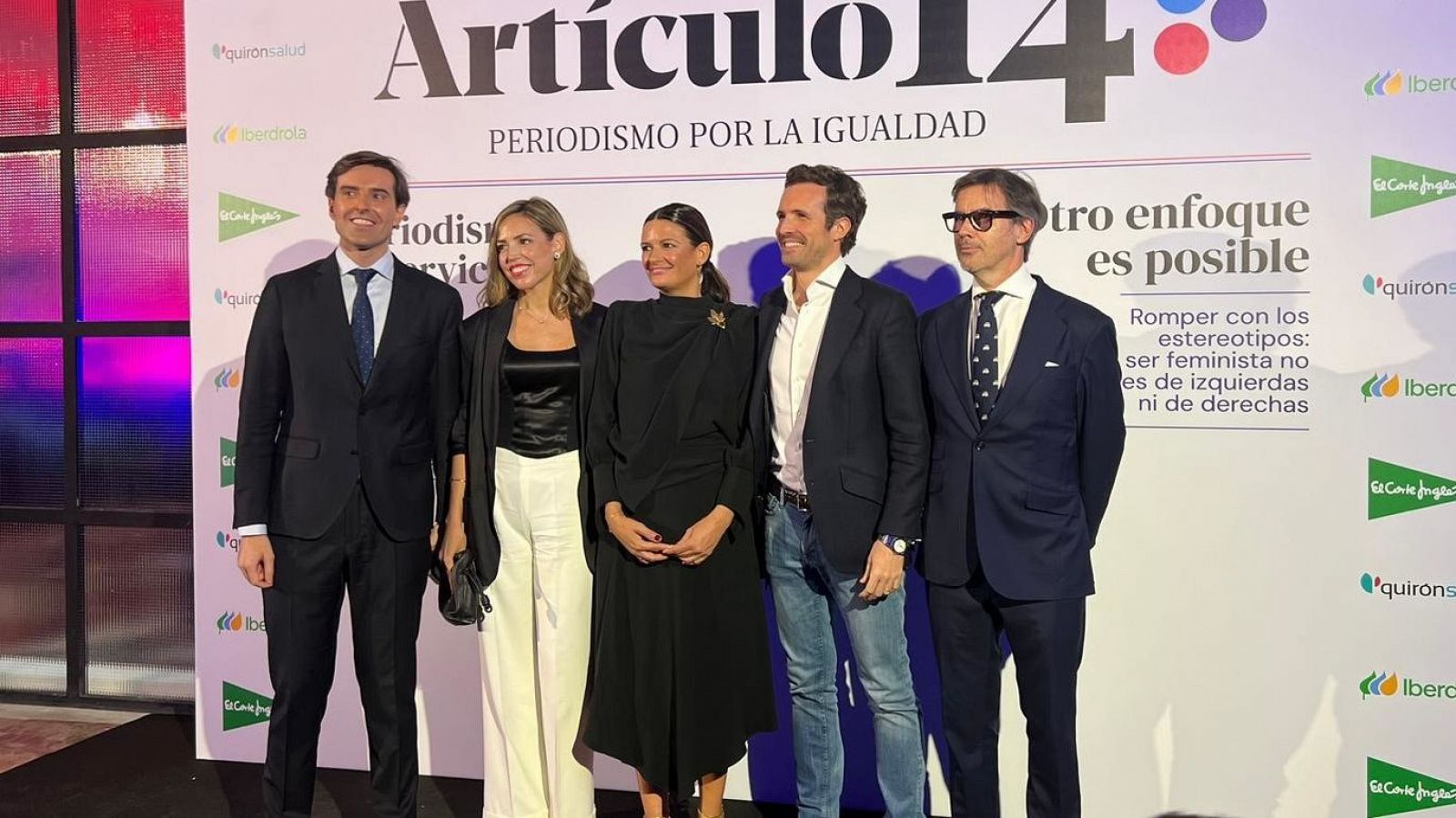 Presentación de 'Artículo 14' con la directora y fundadora Pilar Gómez; o los exdirigentes del PP Pablo Casado o Pablo Montesinos, entre otros