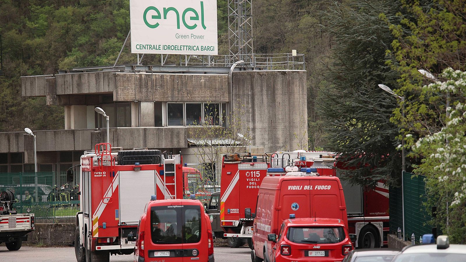 Explosión en la central hidroeléctrica italiana Bargi