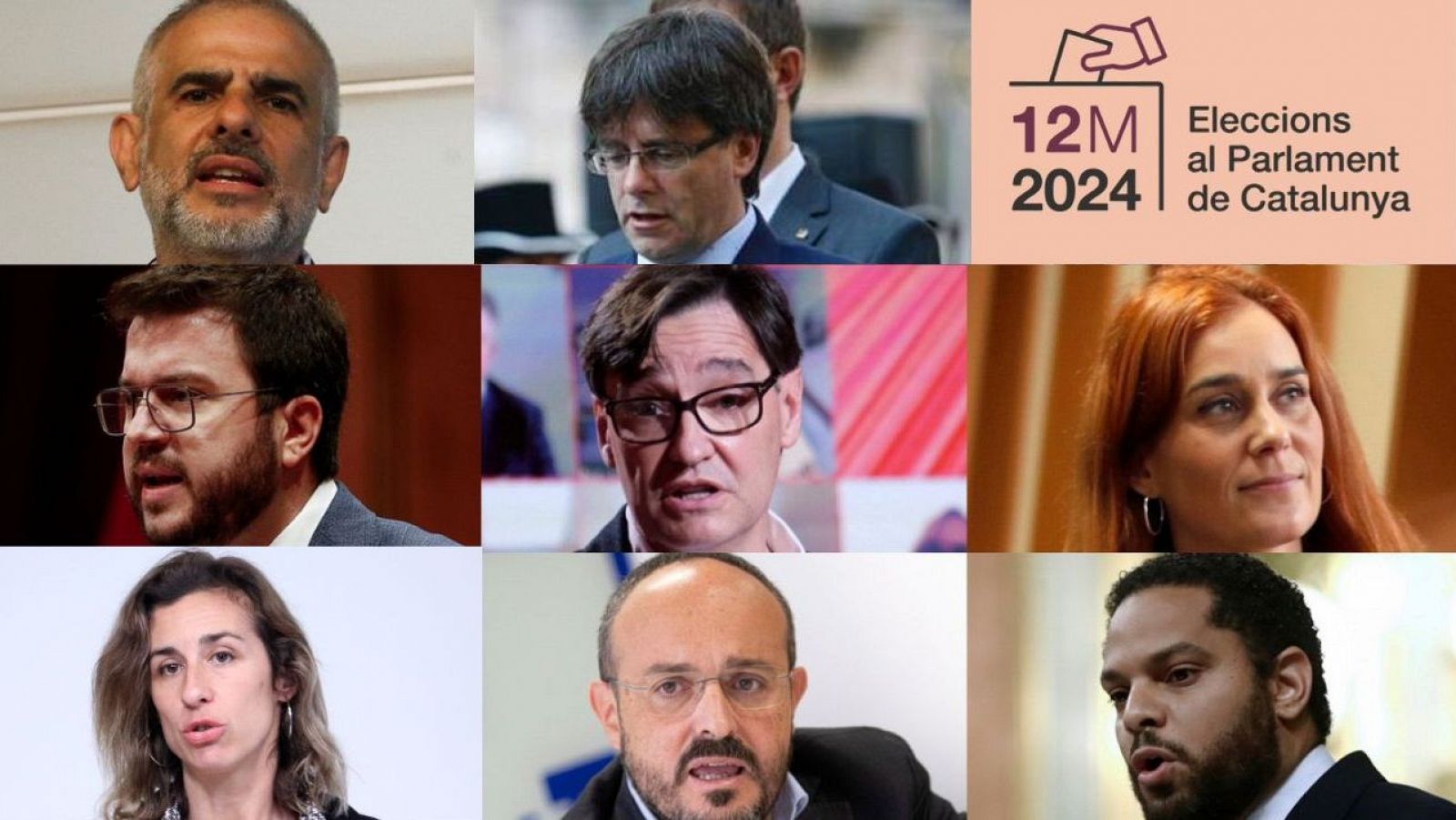 Les principals candidatures de les eleccions del 12M presenten els seus caps de llista