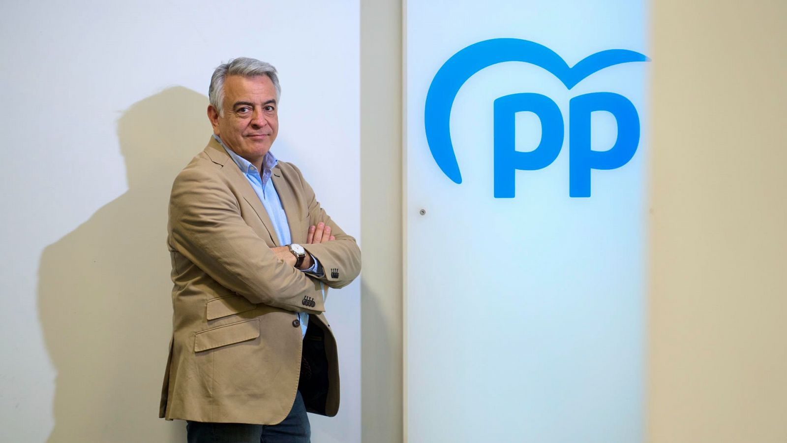 El candidato del PP a las elecciones vascas del próximo 21 de abril, Javier de Andrés