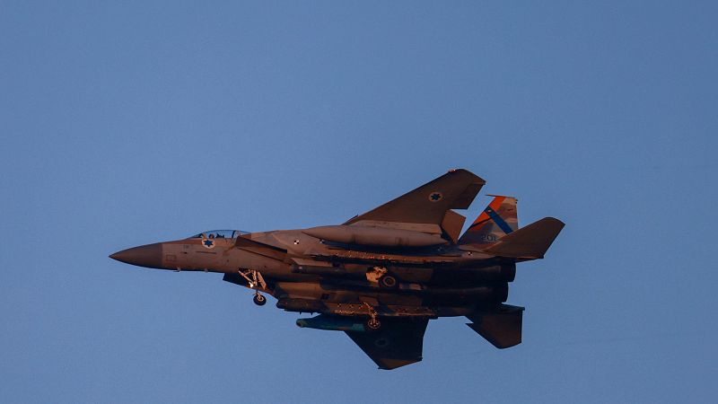 Un caza israelí en una imagen de archivo