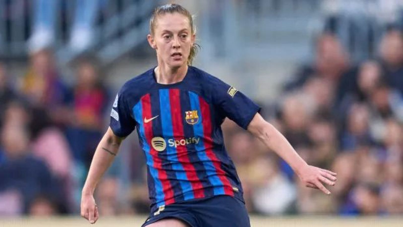 Keira Walsh en un partido del Barça