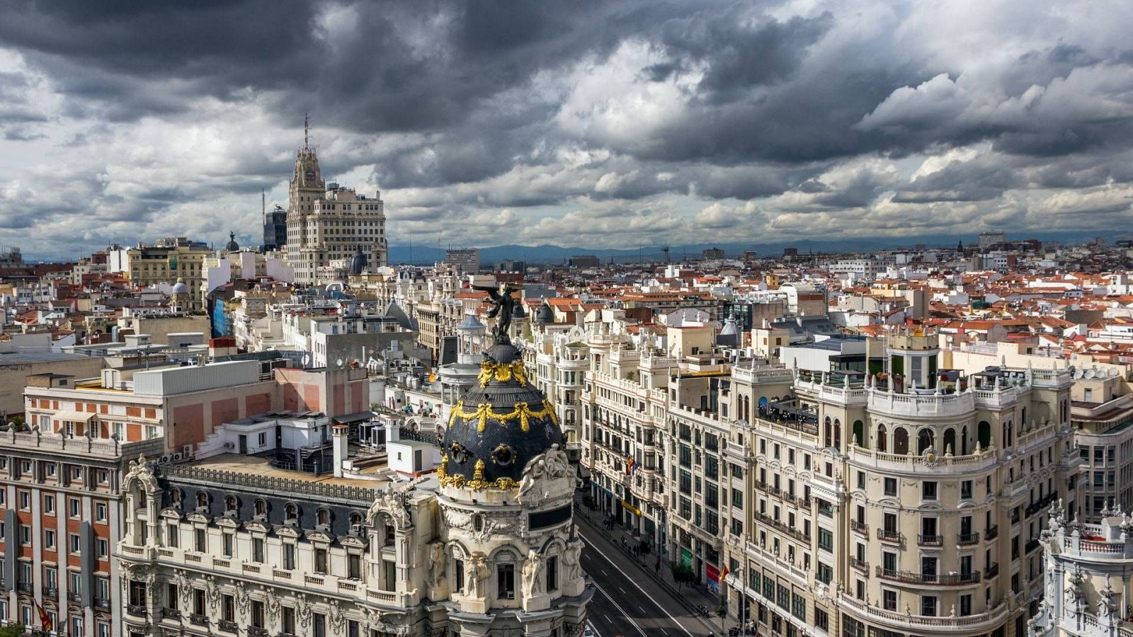Vistas de Madrid desde la azotea del Círculo de Bellas Artes