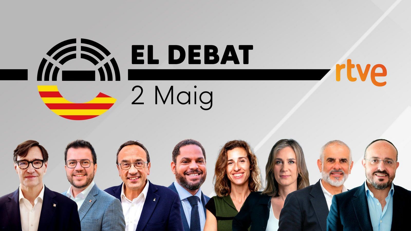 Particpantes del debate de las elecciones catalanas