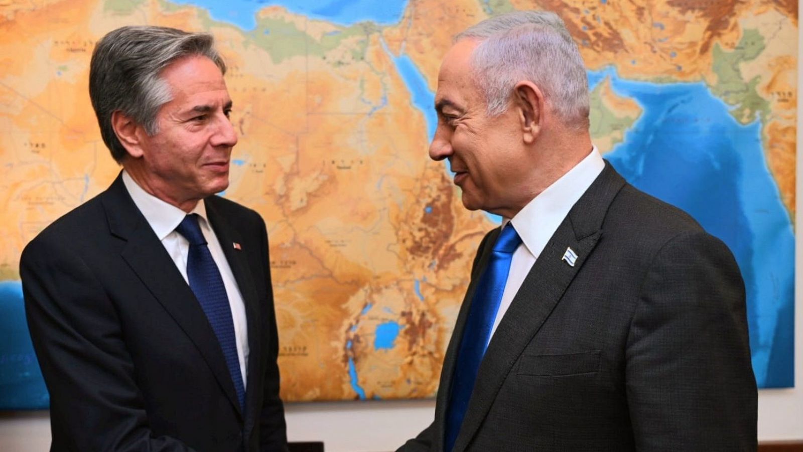Guerra Gaza: Antony Blinken se reúne con Benjamín Netanyahu