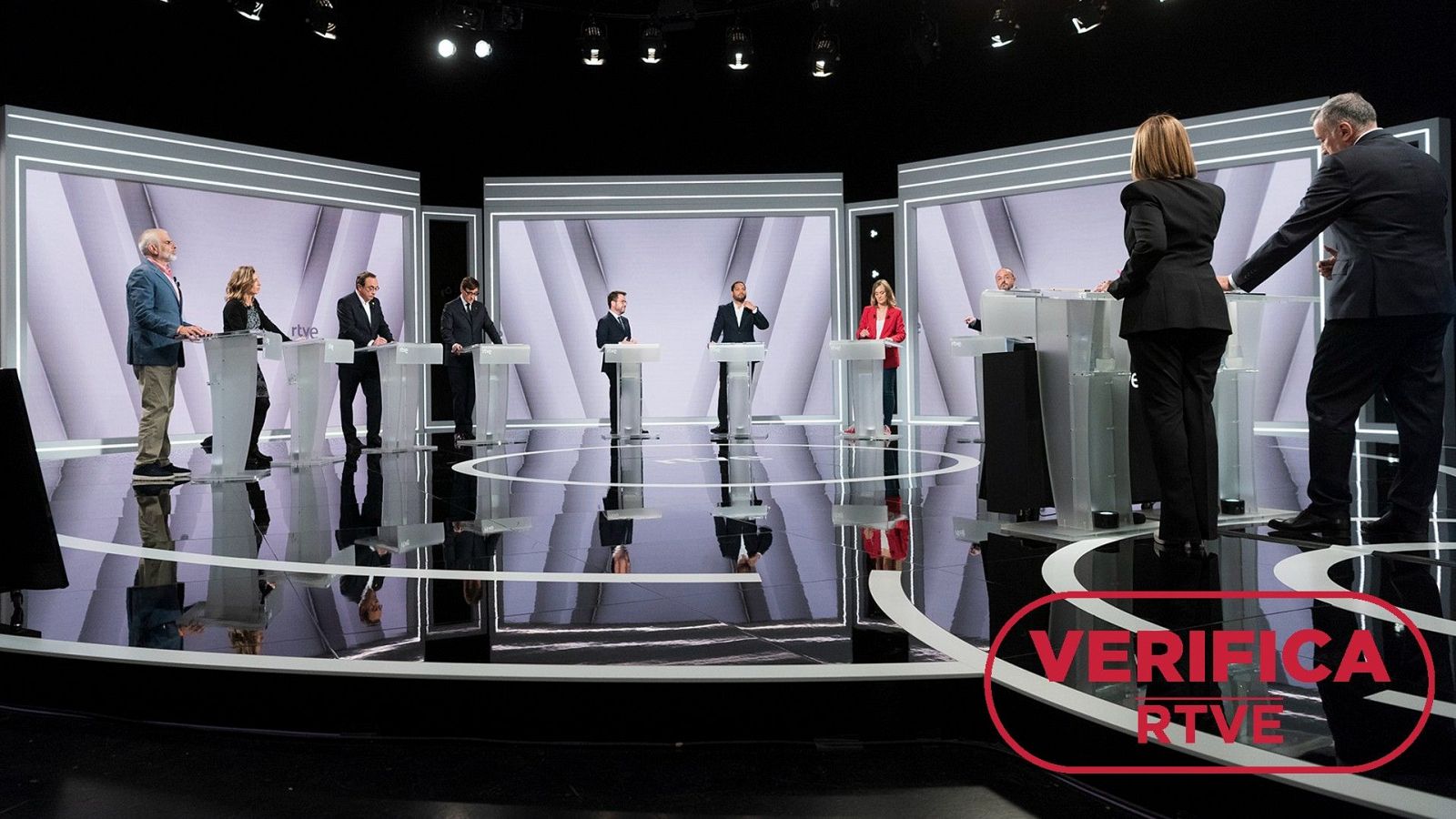 Verificación, datos y contexto del debate de las elecciones catalanas en RTVE