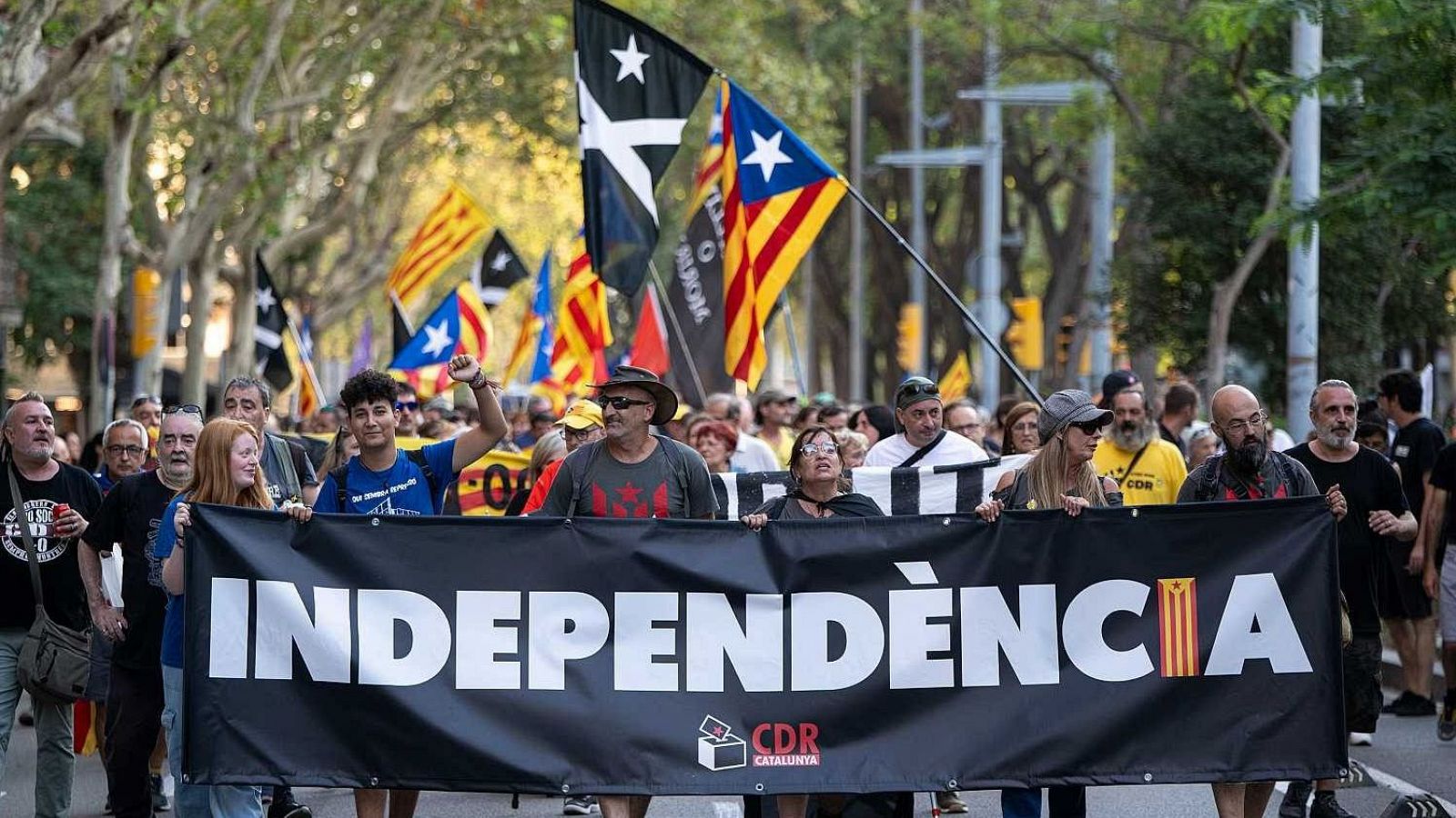 Les proclames a favor de la independència continuen vives tot i que el suport s'ha anat reduint