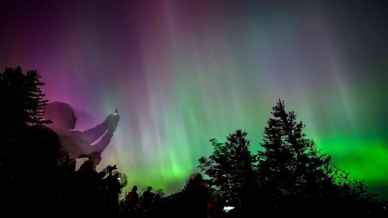 Una inusual aurora boreal puede repetirse el fin de semana en zonas de América y Europa