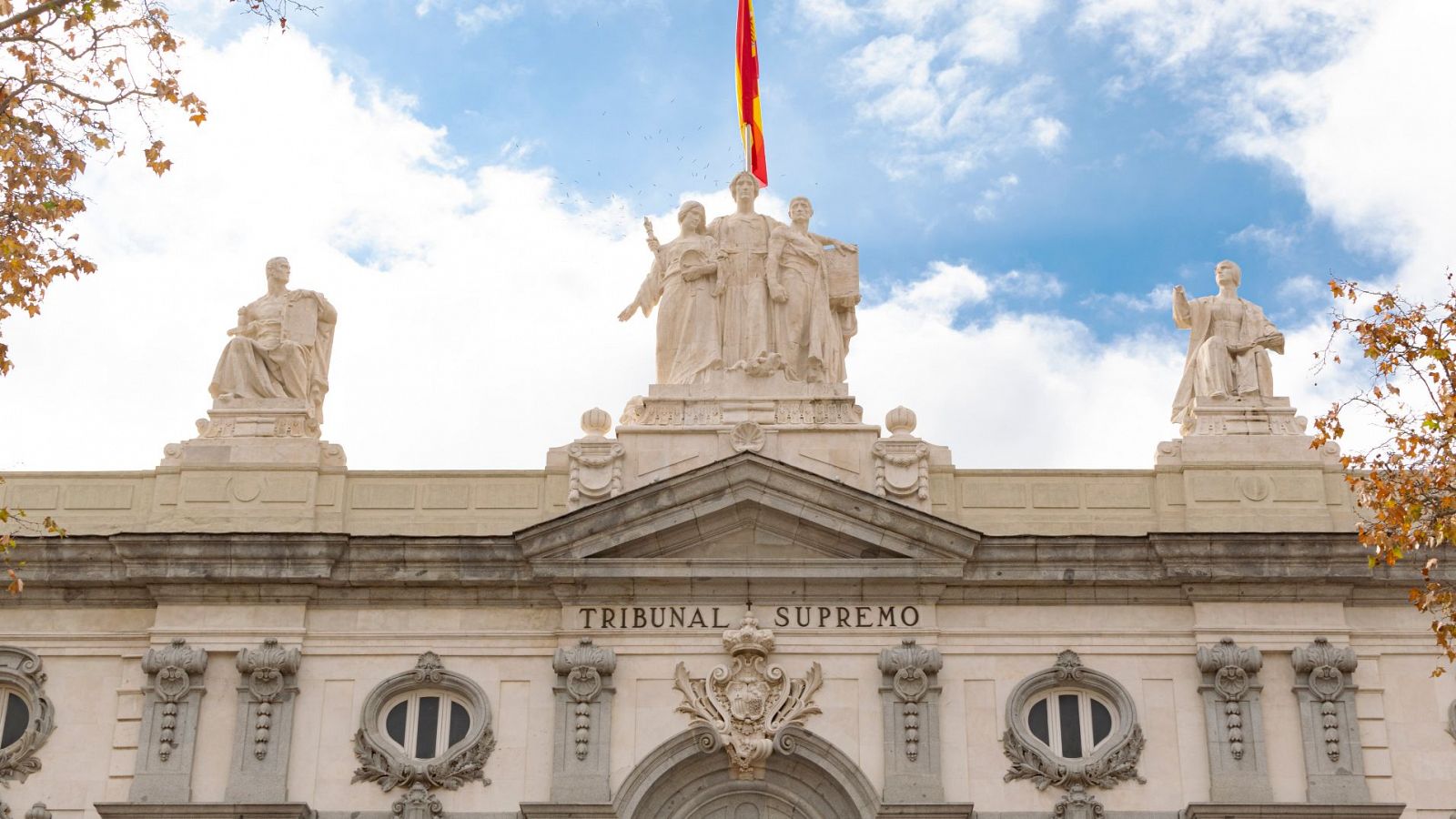 Imagen de la fachada exterior del Tribunal Supremo