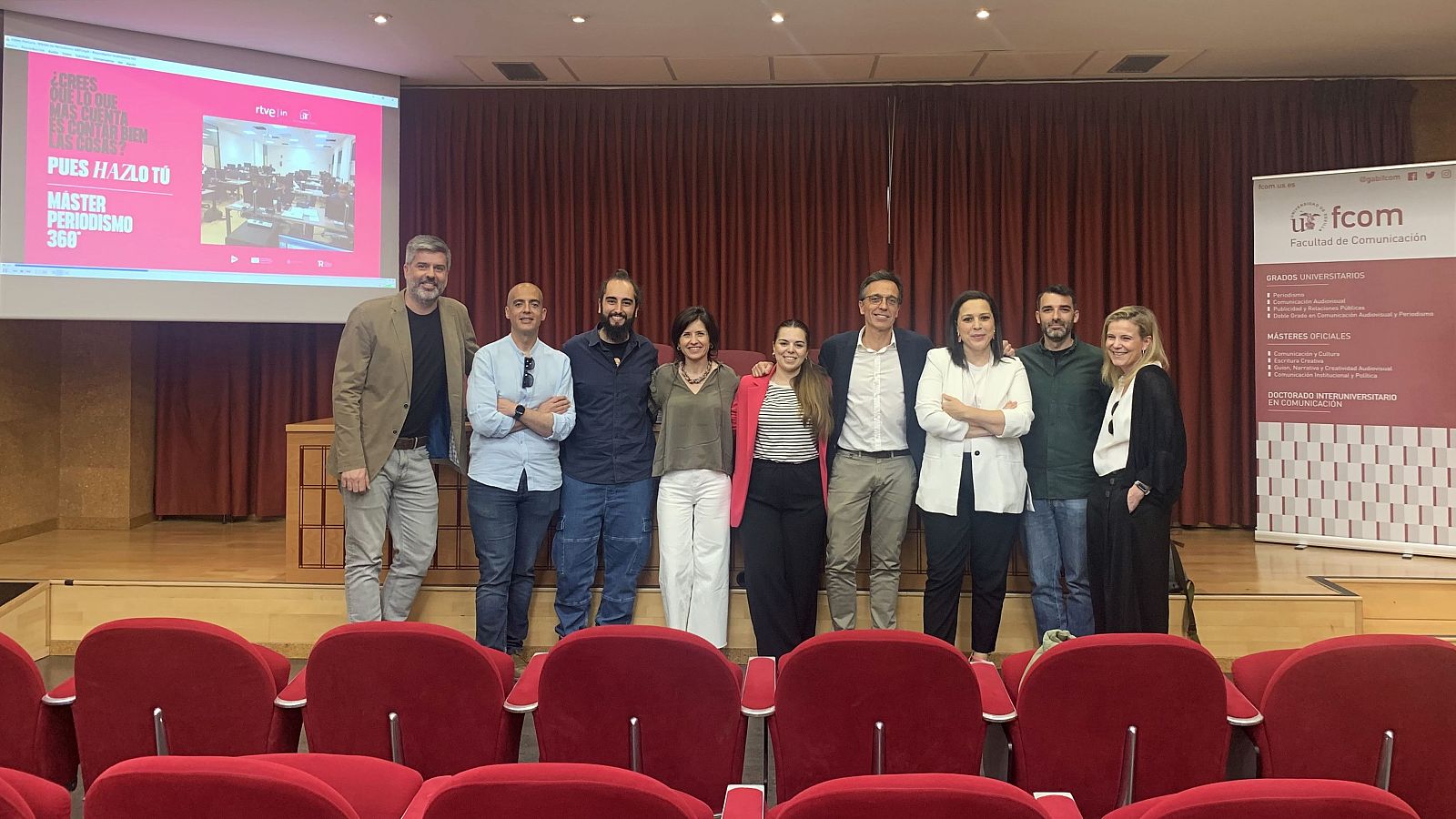 Presentación del Master de Periodismo  360º en Sevilla
