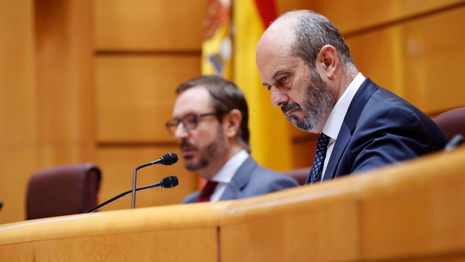 El presidente del Senado, Pedro Rollán (PP)