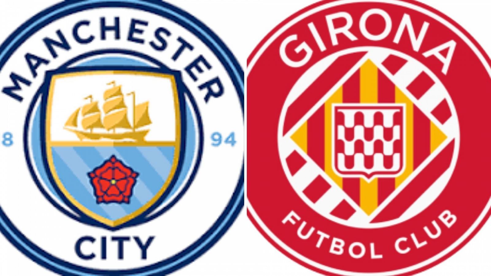 Escudos de Manchester City y Girona