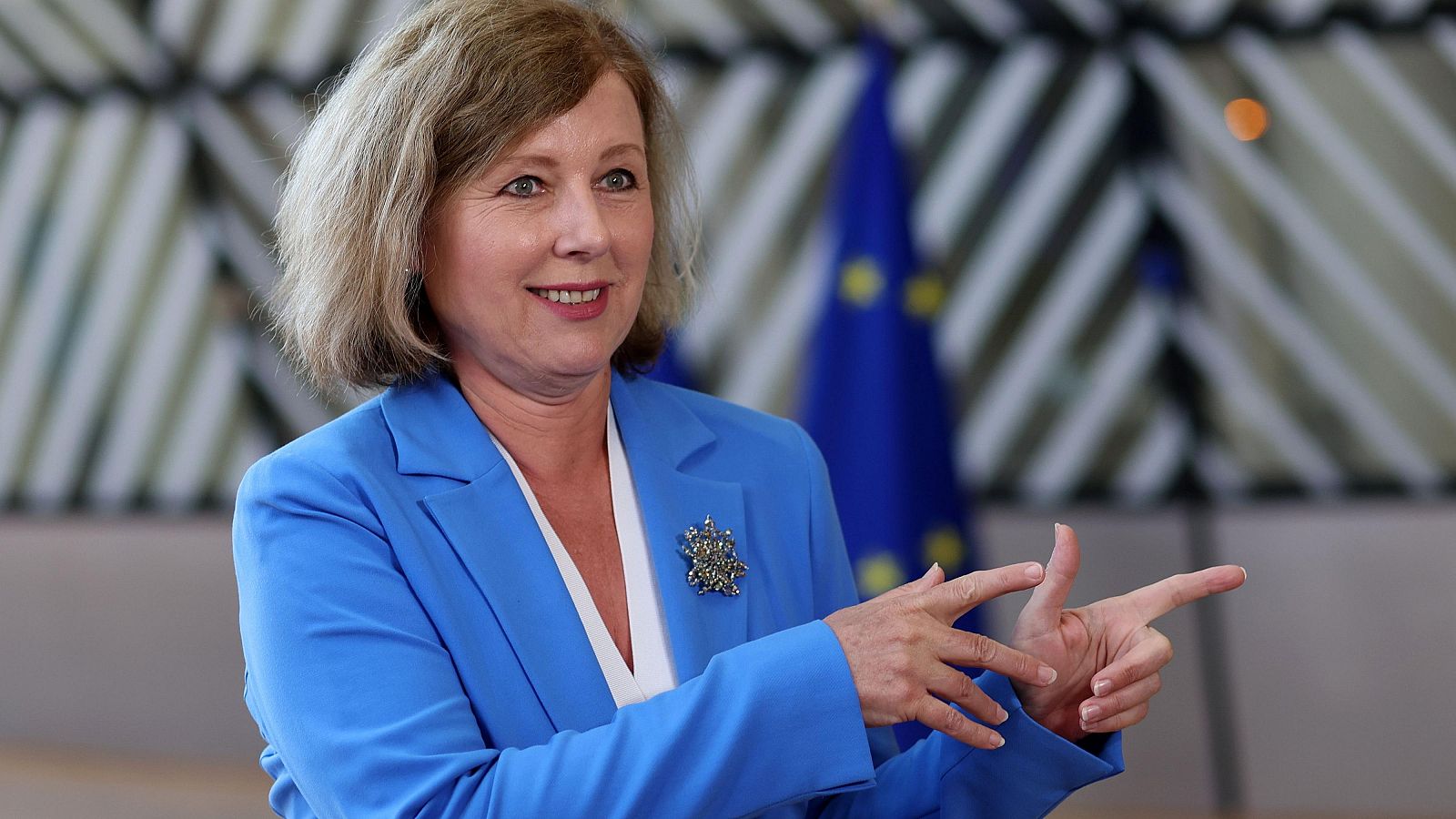 La vicepresidenta de la Comisión Europea para Valores y Transparencia, Vera Jourova.