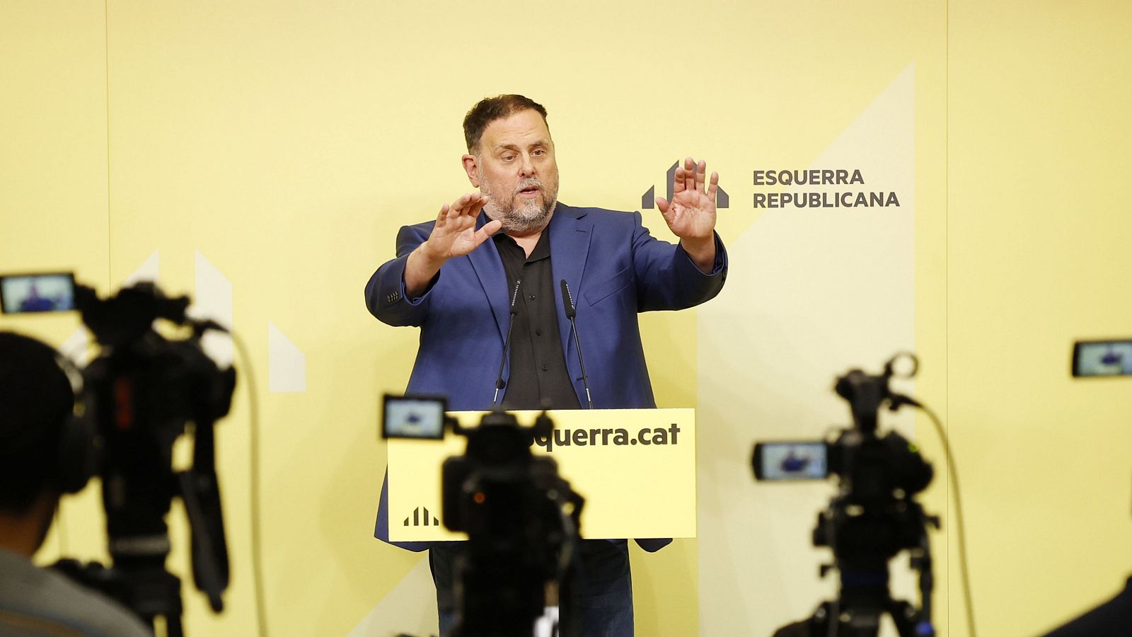 Oriol Junqueras explica la seva decisió de deixar la presidència d'ERC per reflexionar